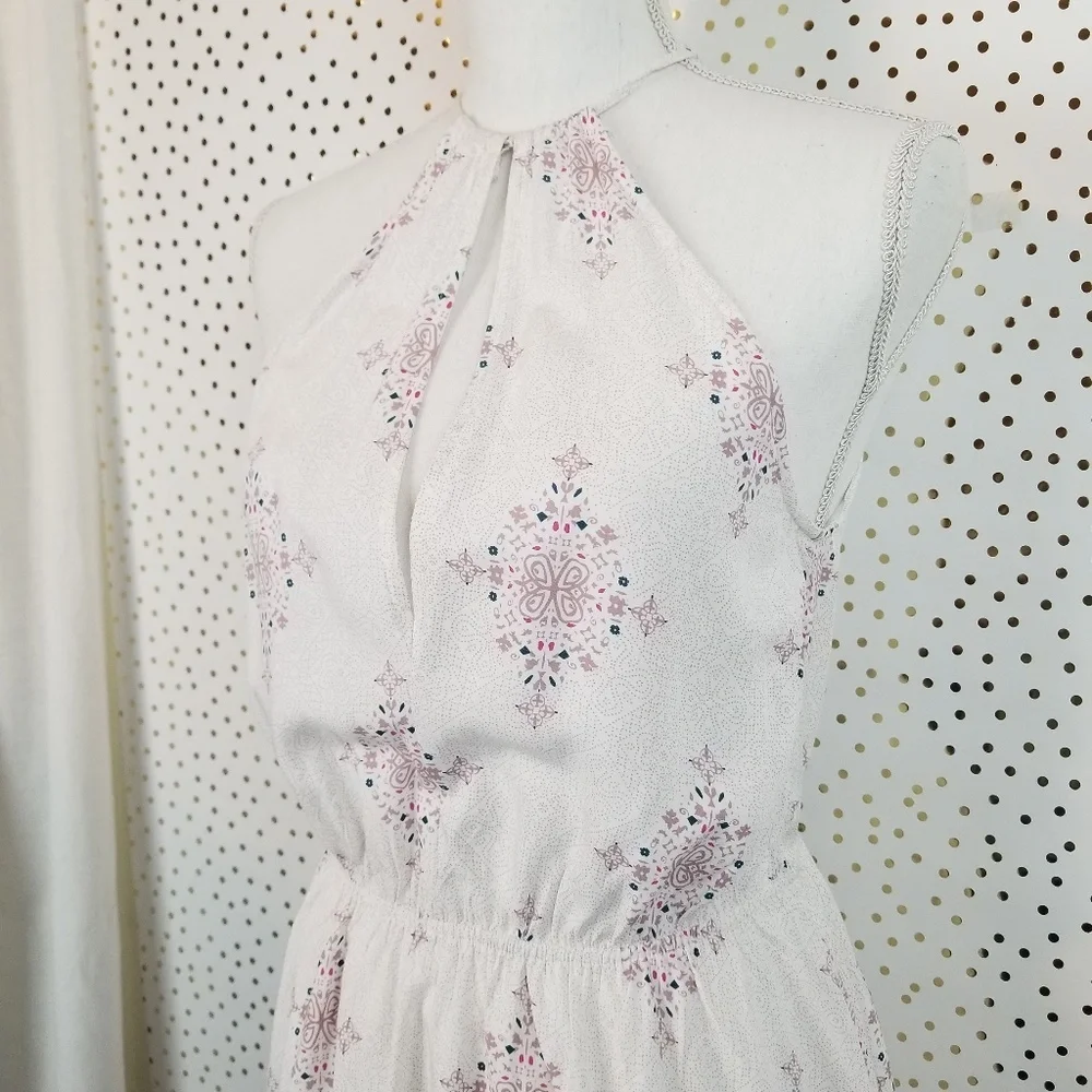 Tobi Medallion Print White Skater Dress | Size XS - Picture 2 of 8